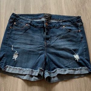 Celebrity Pink: Denim Shorts with rips